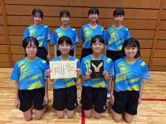1/10　佐賀県中学新人卓球大会　結果