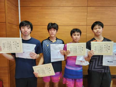 6/13　佐賀県前期オープン卓球大会　結果