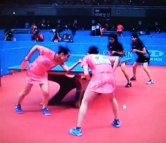 「全日本卓球」女子ダブルス佐賀県代表　4回戦で「みまひな」に1ー3