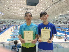 全日本ラージボール卓球選手権大会　入賞者表彰